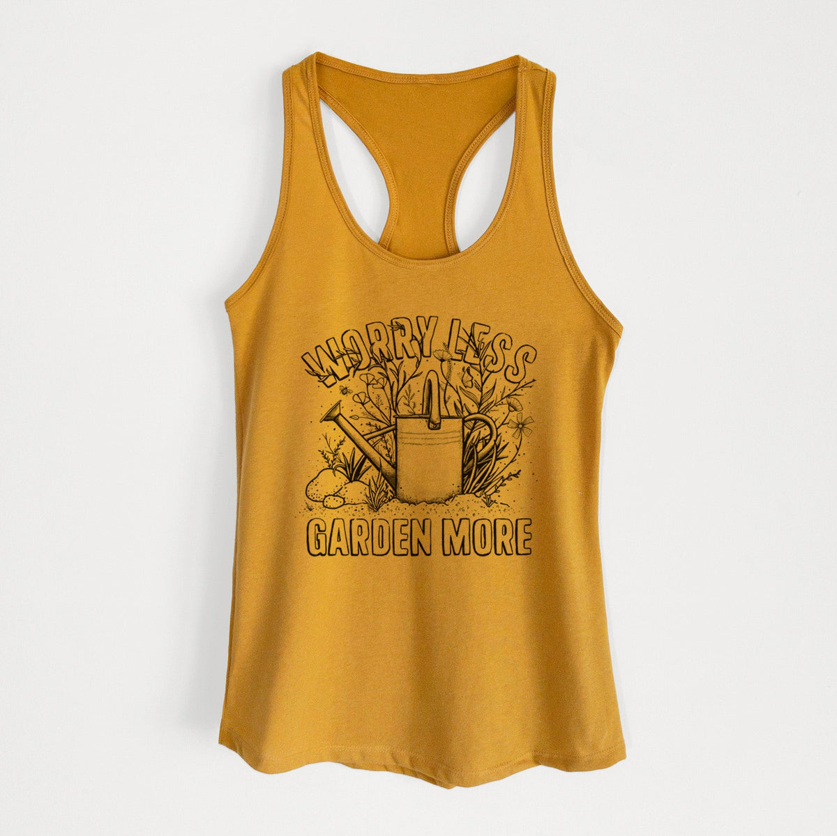 Worry Less — Garden More - Women's Racerback Tanktop