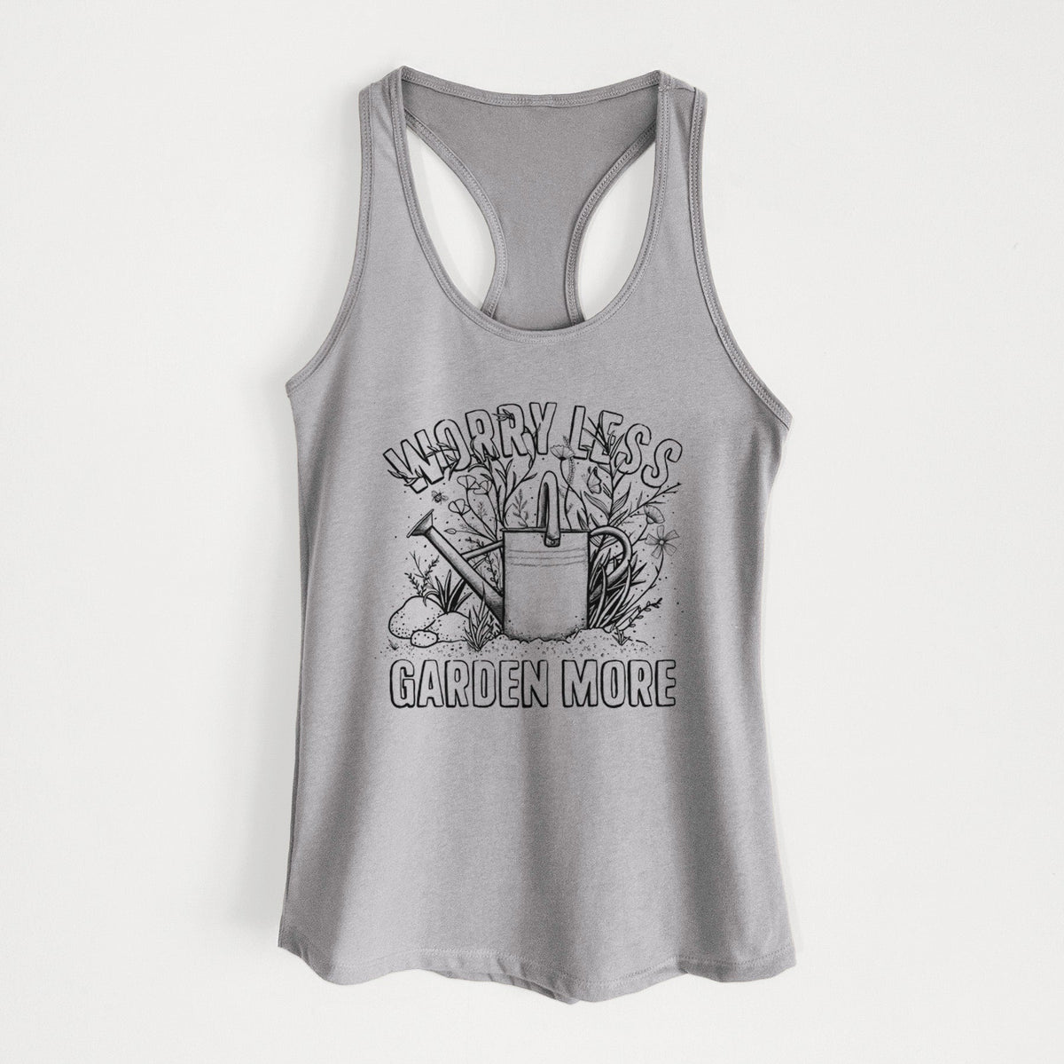 Worry Less — Garden More - Women's Racerback Tanktop