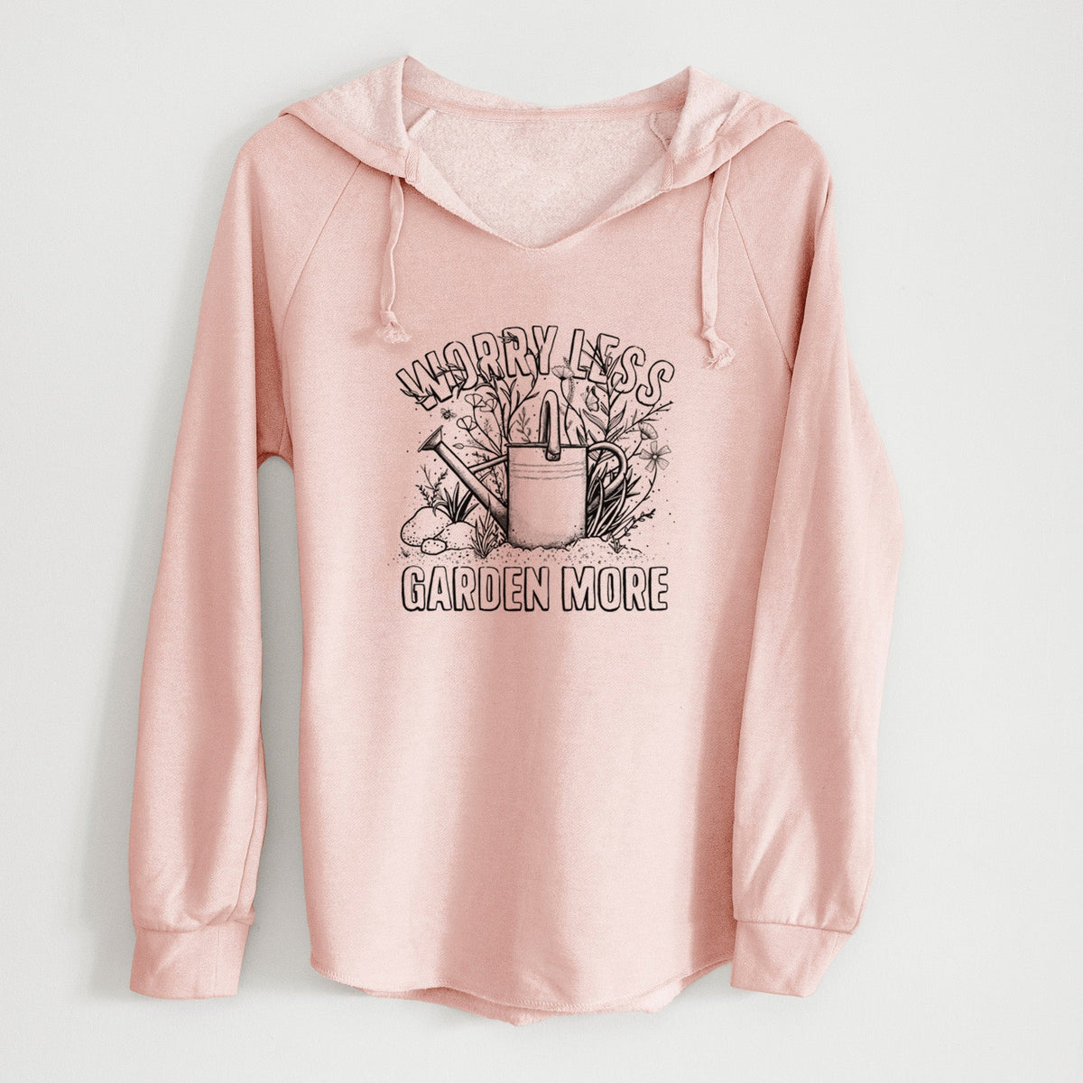 Worry Less — Garden More - Cali Wave Hooded Sweatshirt