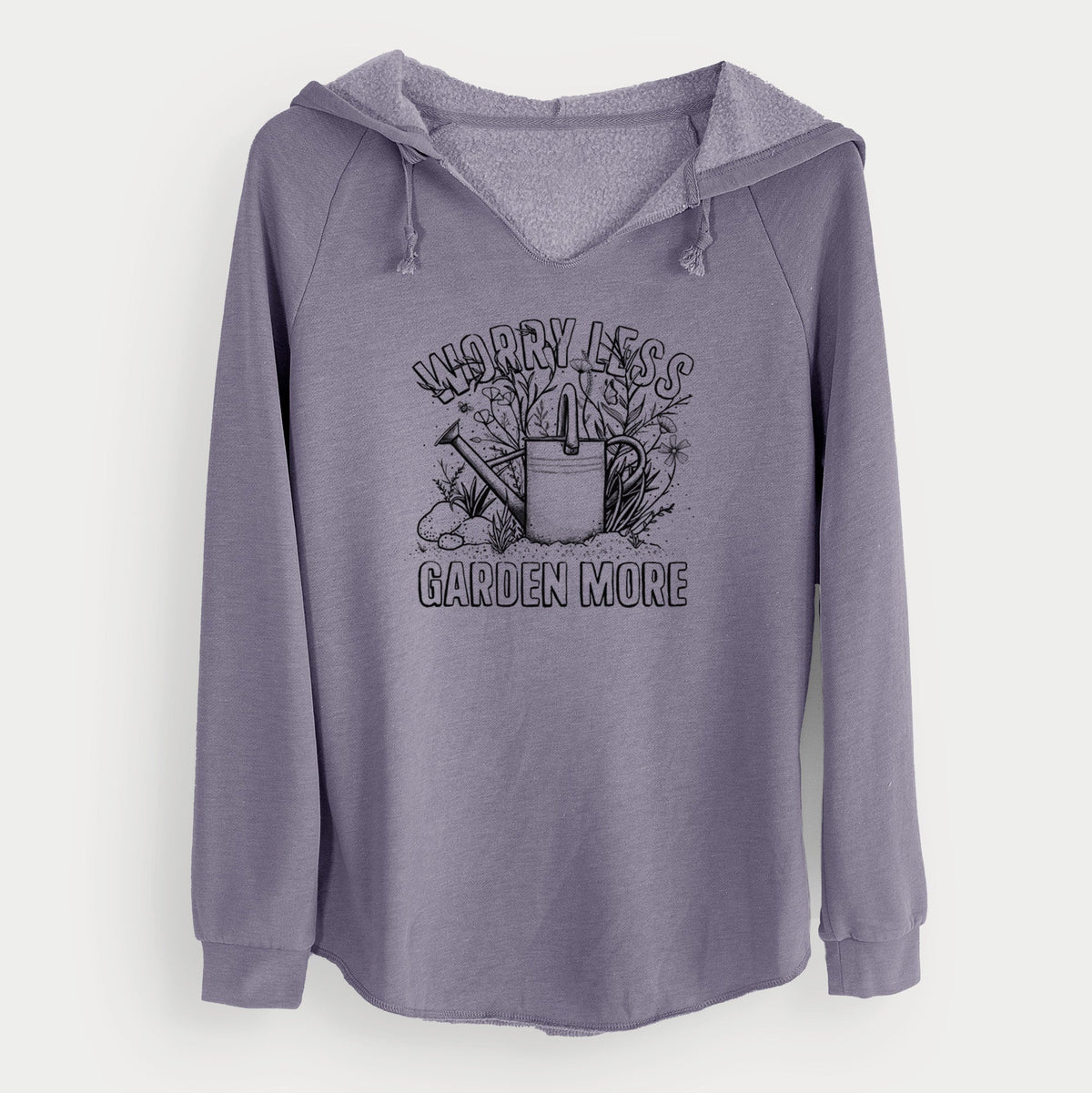 Worry Less — Garden More - Cali Wave Hooded Sweatshirt