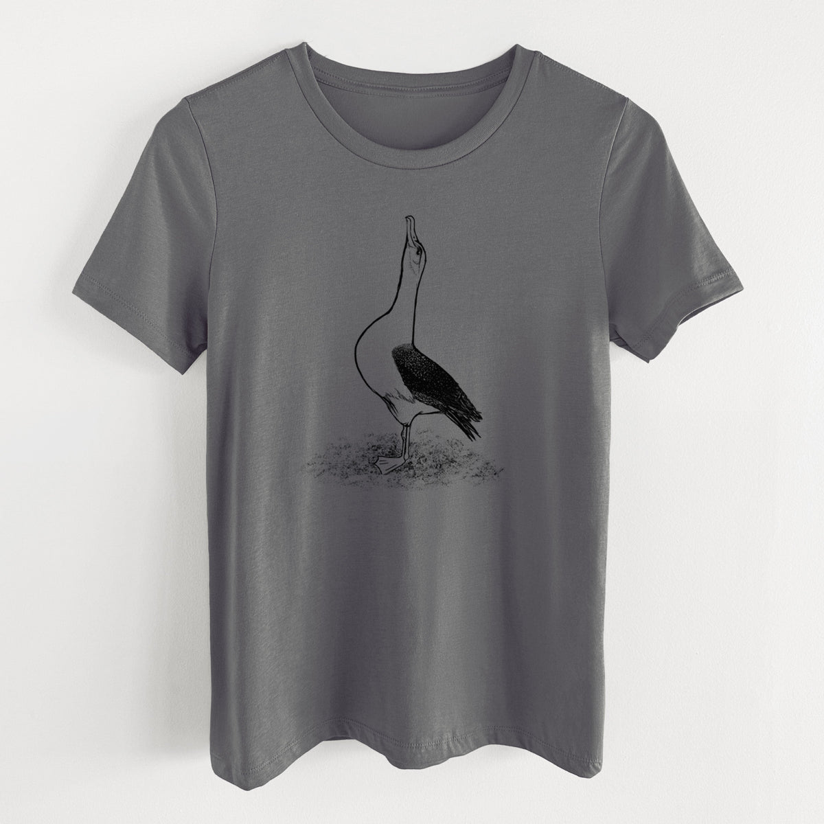 Diomedea exulans - Wandering Albatross - Women's Lightweight Relaxed Fit 100% Cotton Crewneck