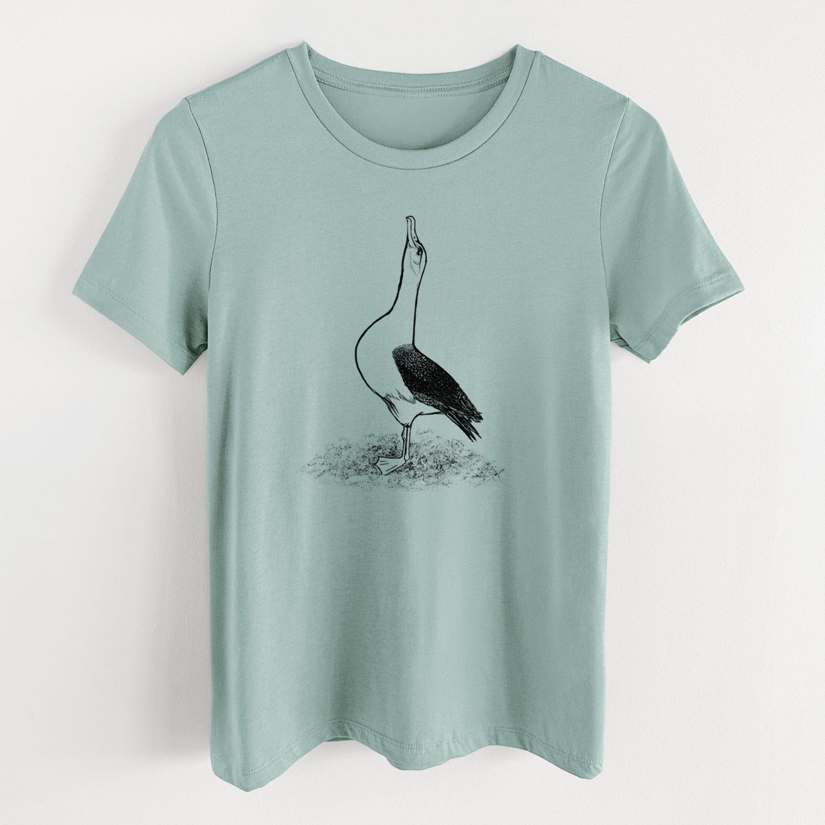 Diomedea exulans - Wandering Albatross - Women's Lightweight Relaxed Fit 100% Cotton Crewneck