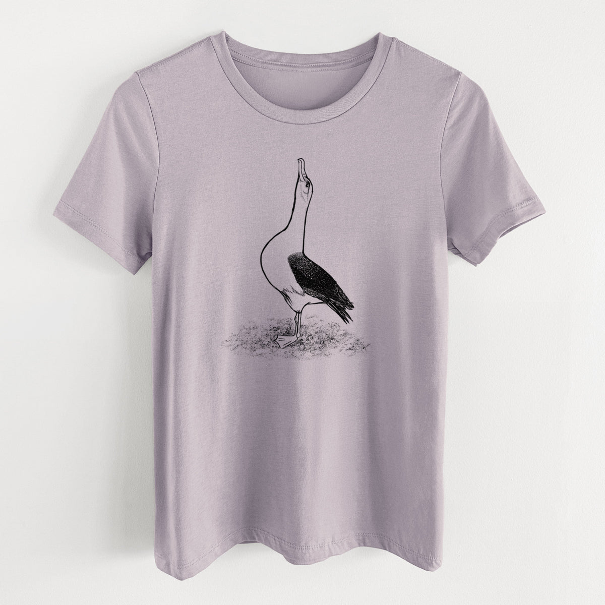 Diomedea exulans - Wandering Albatross - Women's Lightweight Relaxed Fit 100% Cotton Crewneck