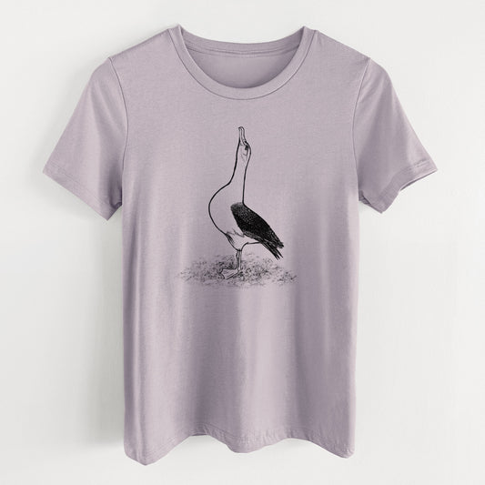 Diomedea exulans - Wandering Albatross - Women's Lightweight Relaxed Fit 100% Cotton Crewneck