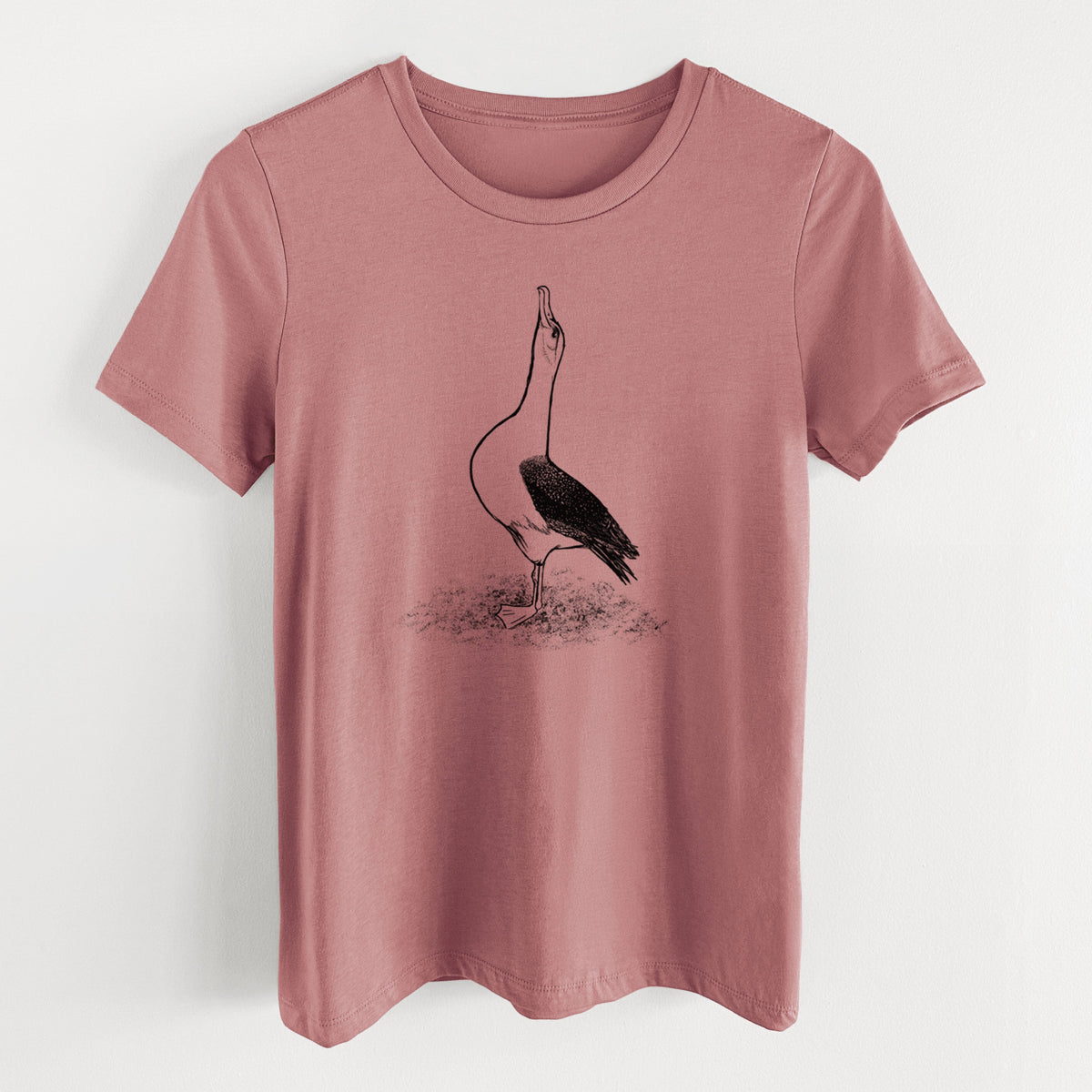 Diomedea exulans - Wandering Albatross - Women's Lightweight Relaxed Fit 100% Cotton Crewneck
