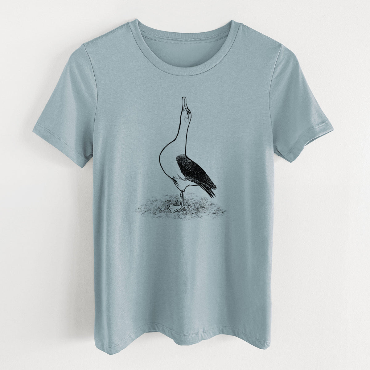 Diomedea exulans - Wandering Albatross - Women's Lightweight Relaxed Fit 100% Cotton Crewneck
