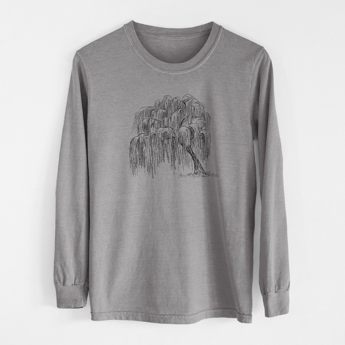 Weeping Willow - Salix babylonica - Unisex Comfort Colors 100% Cotton Long Sleeve