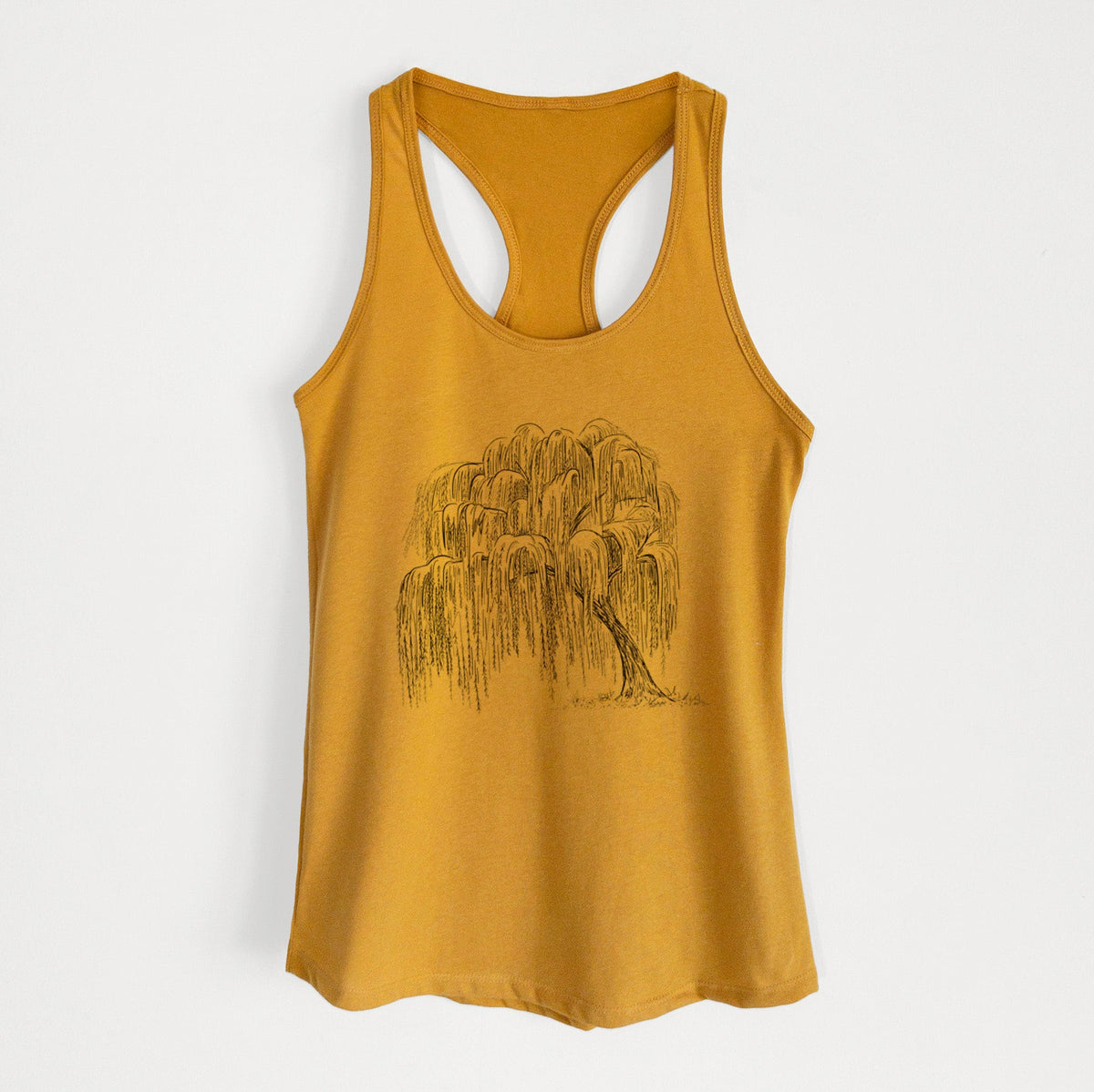 Weeping Willow - Salix babylonica - Women's Racerback Tanktop