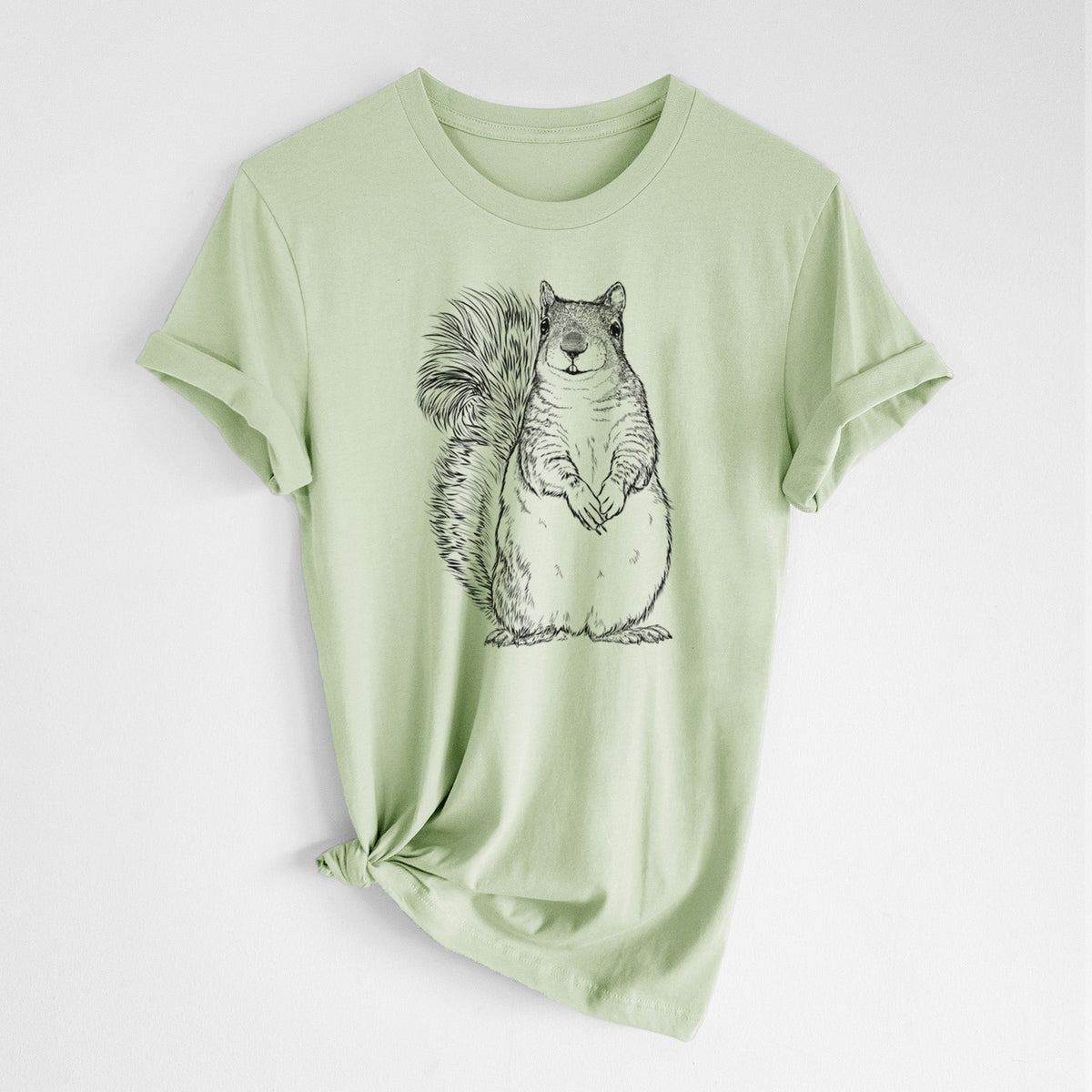 Western Grey Squirrel - Sciurus griseus - Lightweight 100% Cotton Unisex Crewneck
