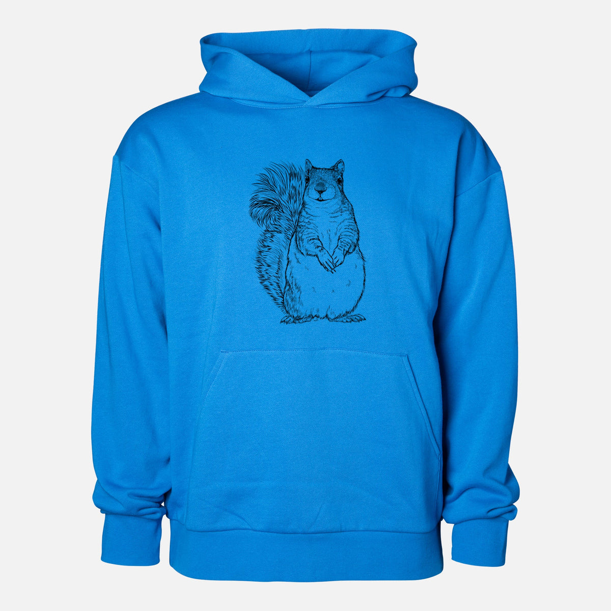 Western Grey Squirrel - Sciurus griseus  - Statement Midweight Hoodie