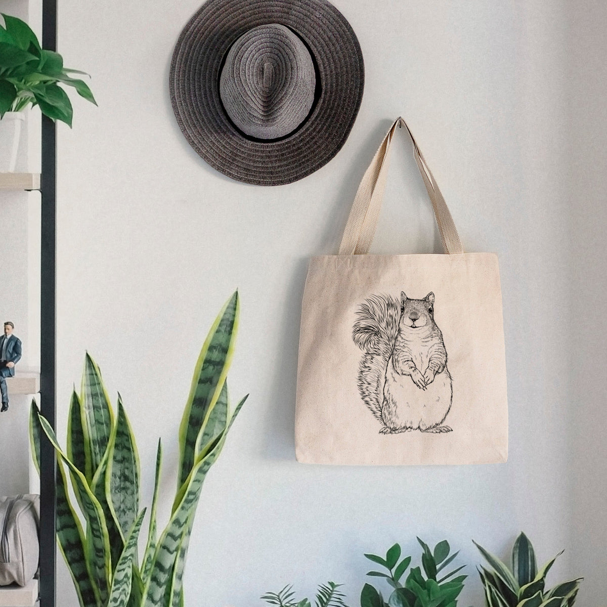 Western Grey Squirrel - Sciurus griseus - Tote Bag