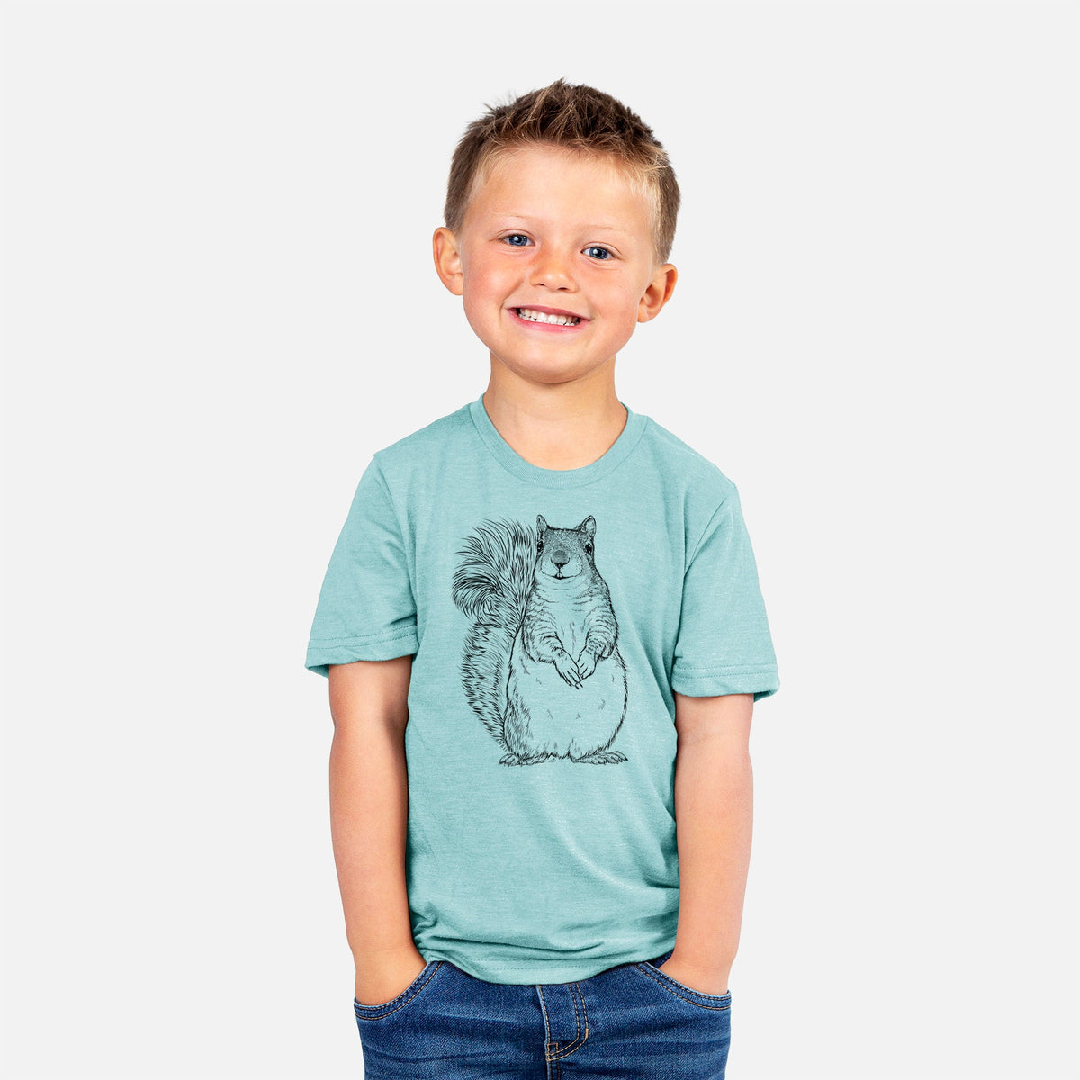 Western Grey Squirrel - Sciurus griseus - Toddler/Youth Shirt