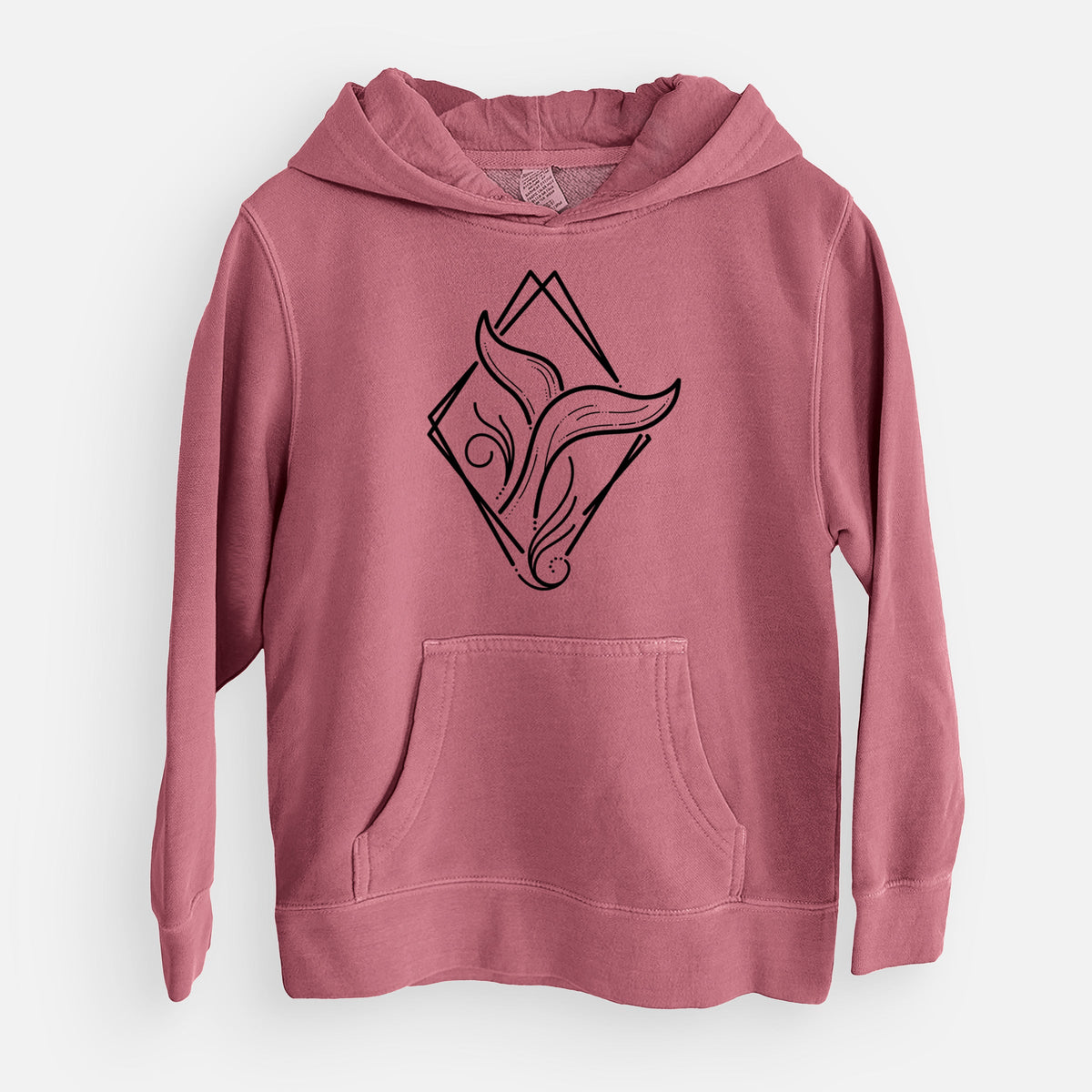 Whale Diamond - Youth Pigment Dyed Hoodie
