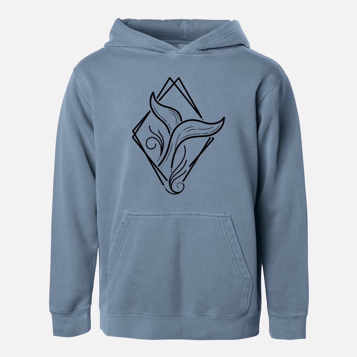 Whale Diamond - Youth Pigment Dyed Hoodie