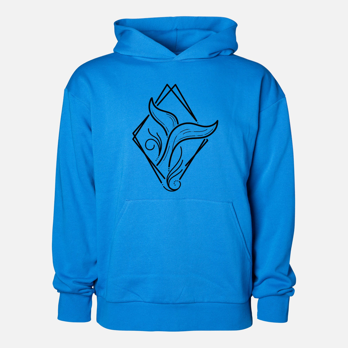 Whale Diamond  - Statement Midweight Hoodie