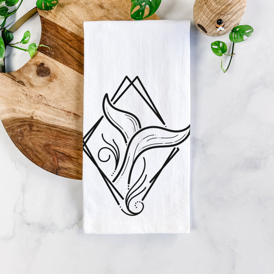 Whale Diamond Tea Towel