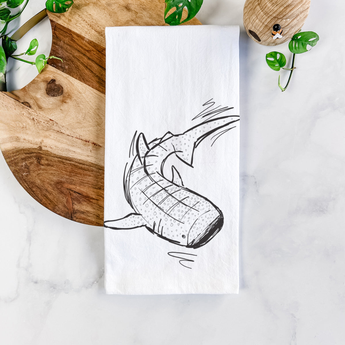 Whale Shark Tea Towel