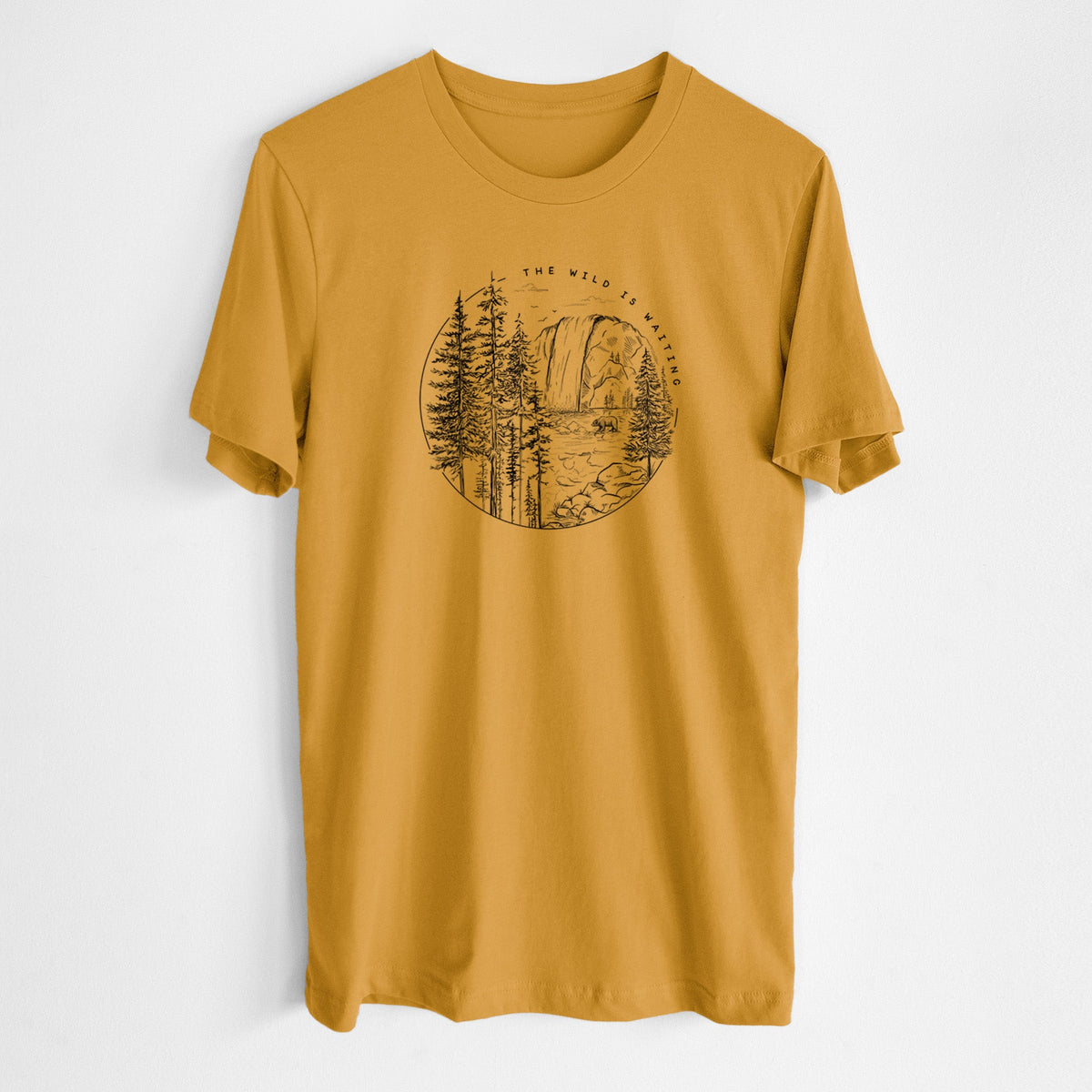 The Wild is Waiting - Lightweight 100% Cotton Unisex Crewneck