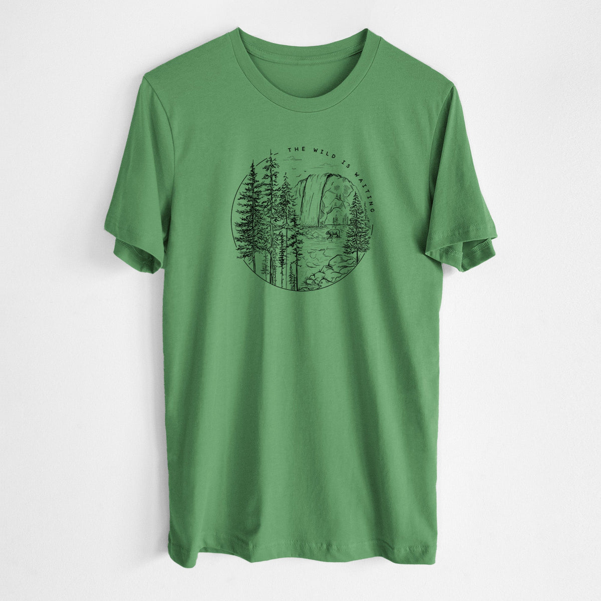 The Wild is Waiting - Lightweight 100% Cotton Unisex Crewneck