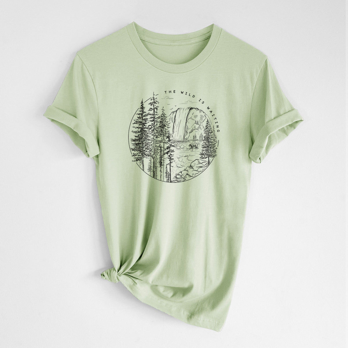 The Wild is Waiting - Lightweight 100% Cotton Unisex Crewneck
