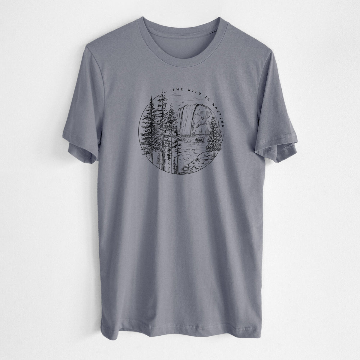 The Wild is Waiting - Lightweight 100% Cotton Unisex Crewneck