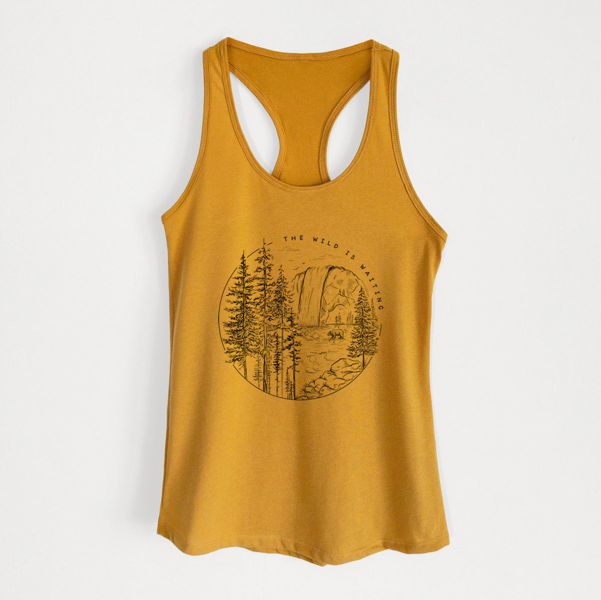The Wild is Waiting - Women's Racerback Tanktop