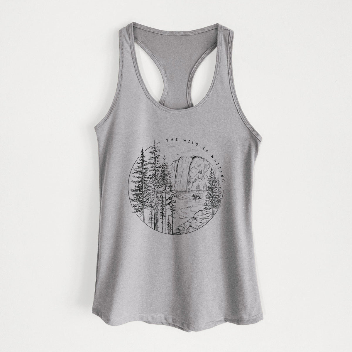 The Wild is Waiting - Women's Racerback Tanktop