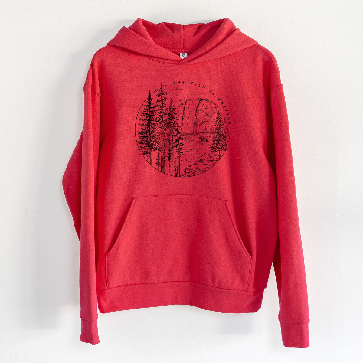 The Wild is Waiting  - Statement Midweight Hoodie