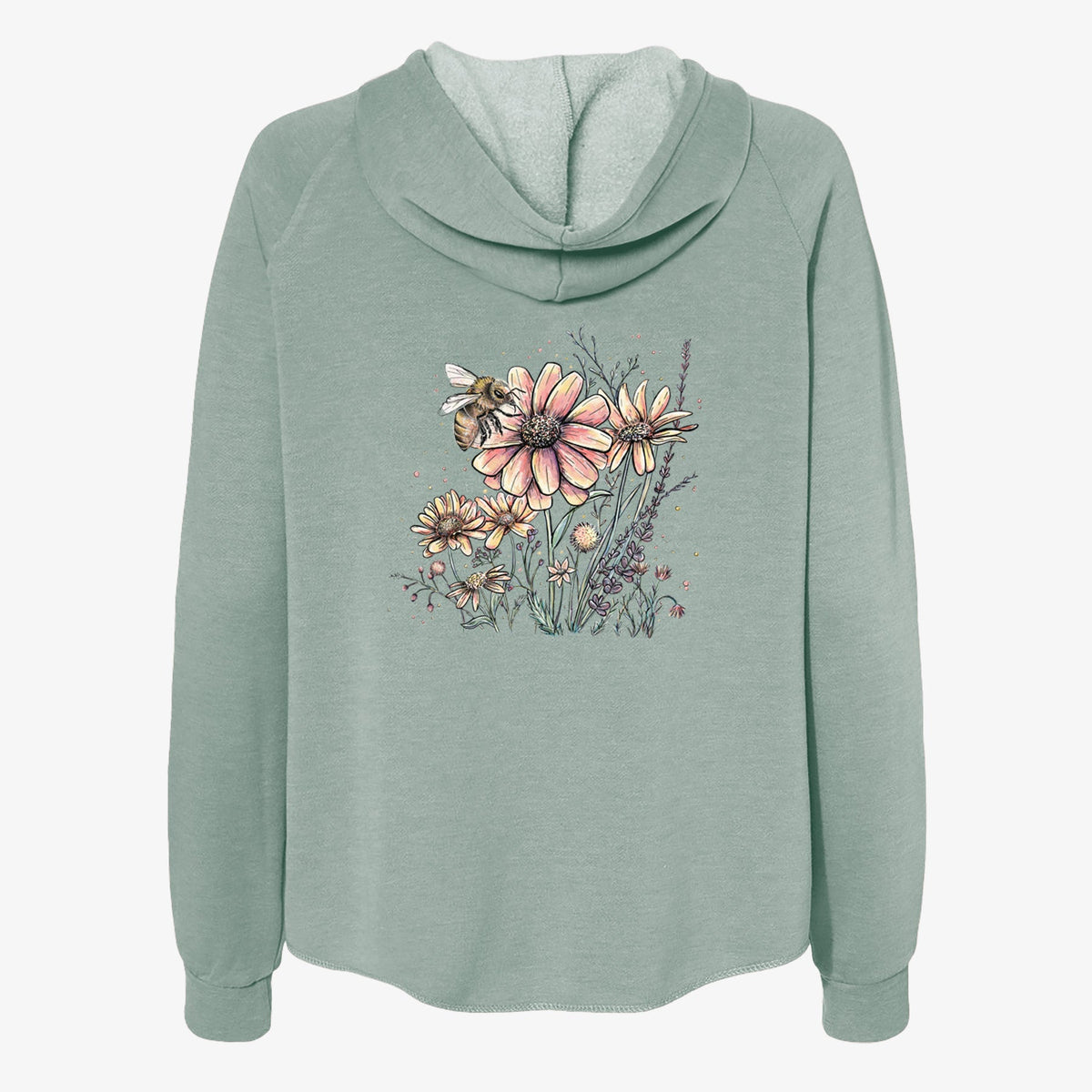 WildflowerBee - Women's Cali Wave Zip-Up Sweatshirt