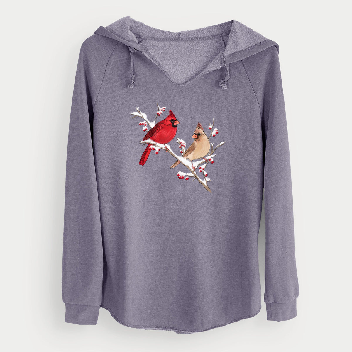Winter Cardinals - Cali Wave Hooded Sweatshirt
