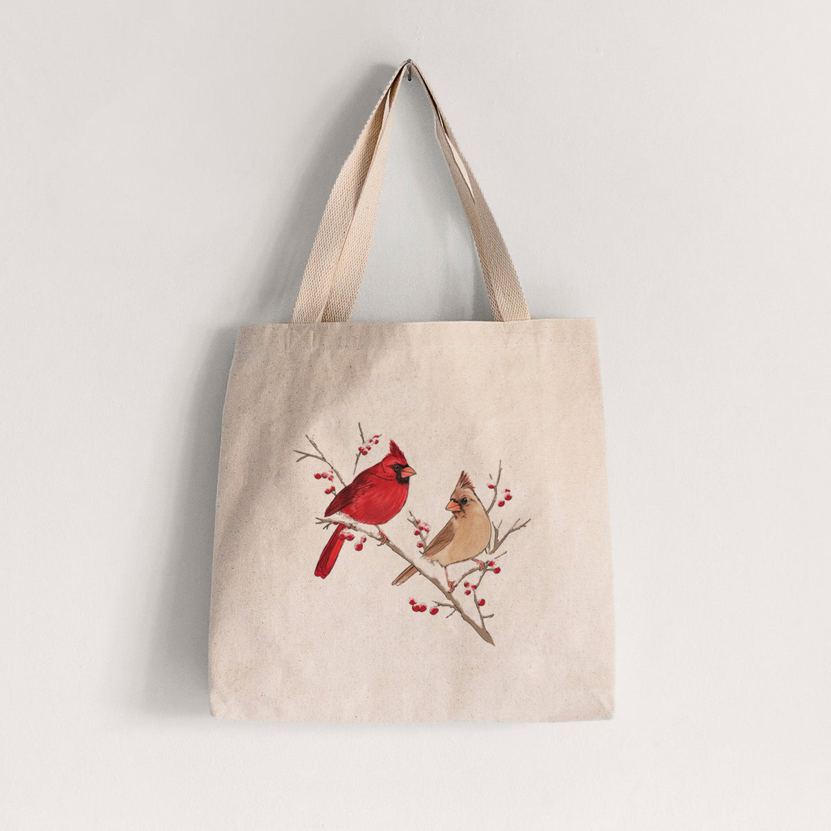 Winter Cardinals - Tote Bag