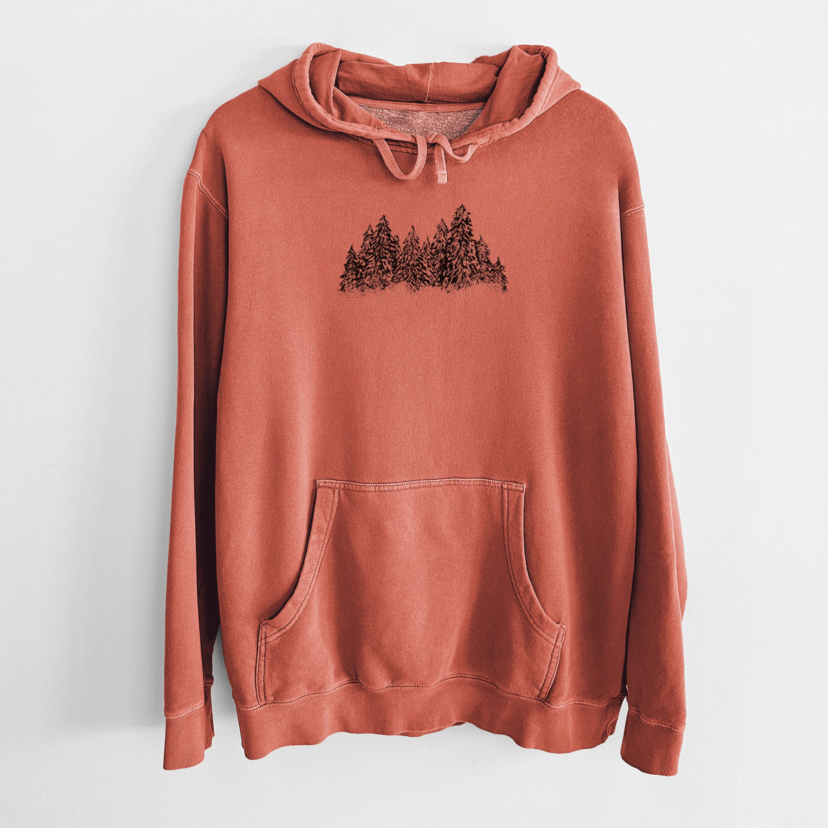 Winter Evergreens - Unisex Pigment Dyed Hoodie