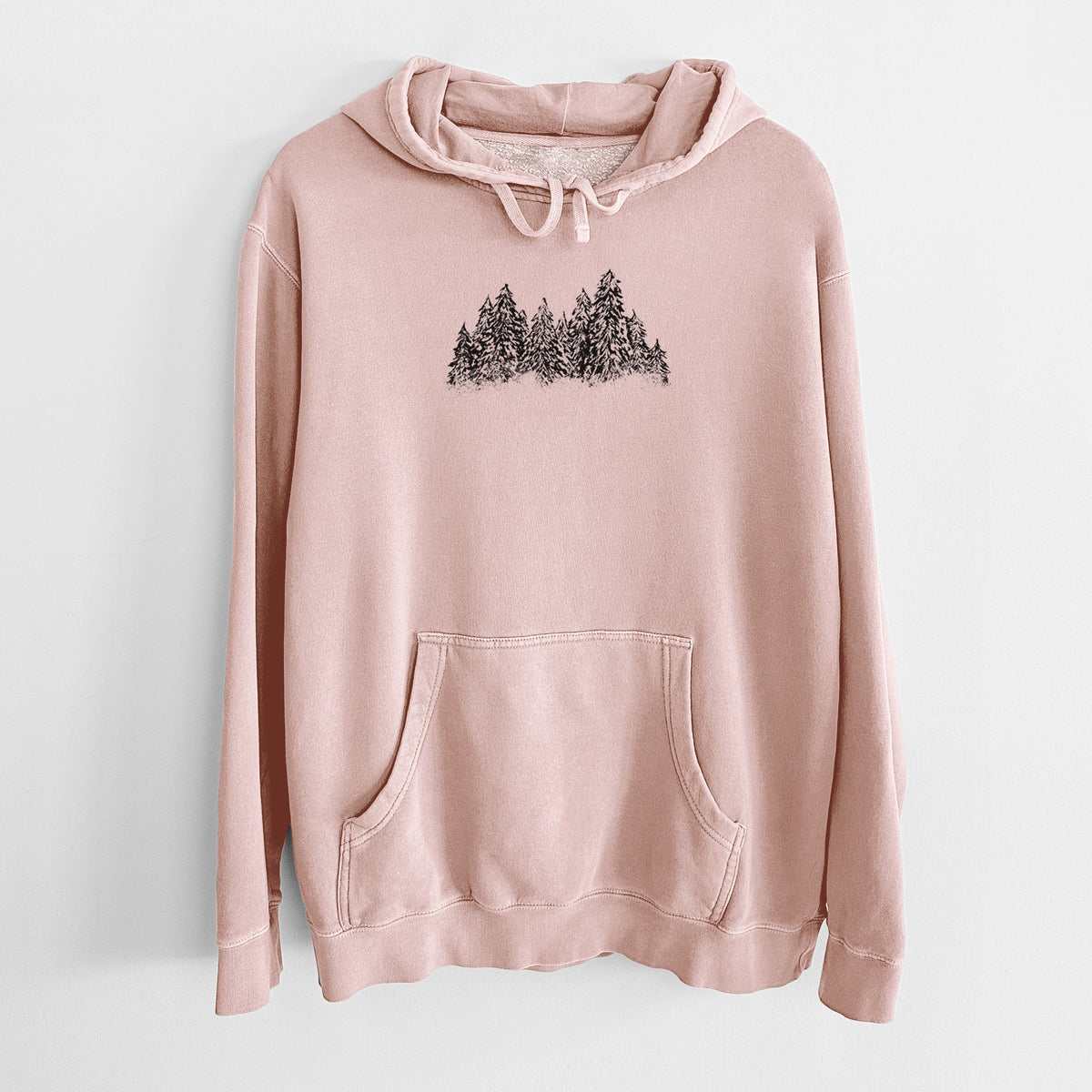 Winter Evergreens - Unisex Pigment Dyed Hoodie
