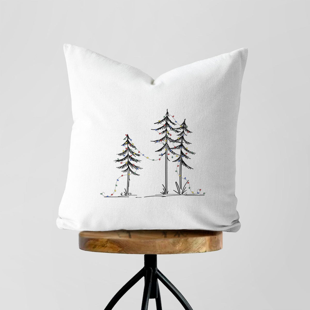 Deck the Pines - Throw Pillow Cover
