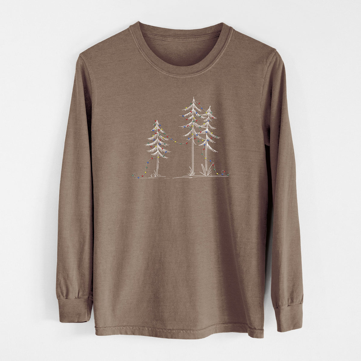 Christmas Deck the Pines - Unisex Comfort Colors 100% Cotton Long Sleeve