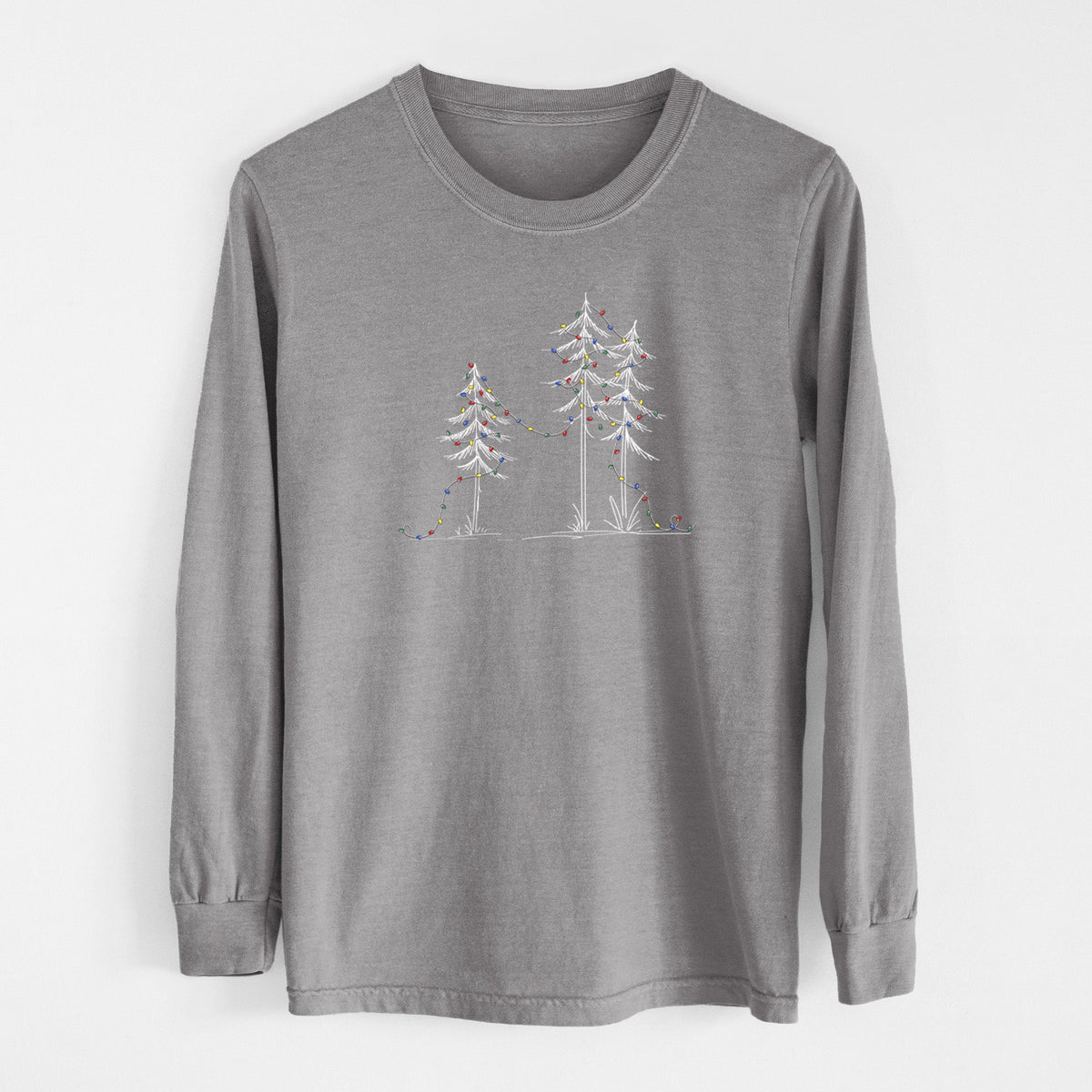 Christmas Deck the Pines - Unisex Comfort Colors 100% Cotton Long Sleeve