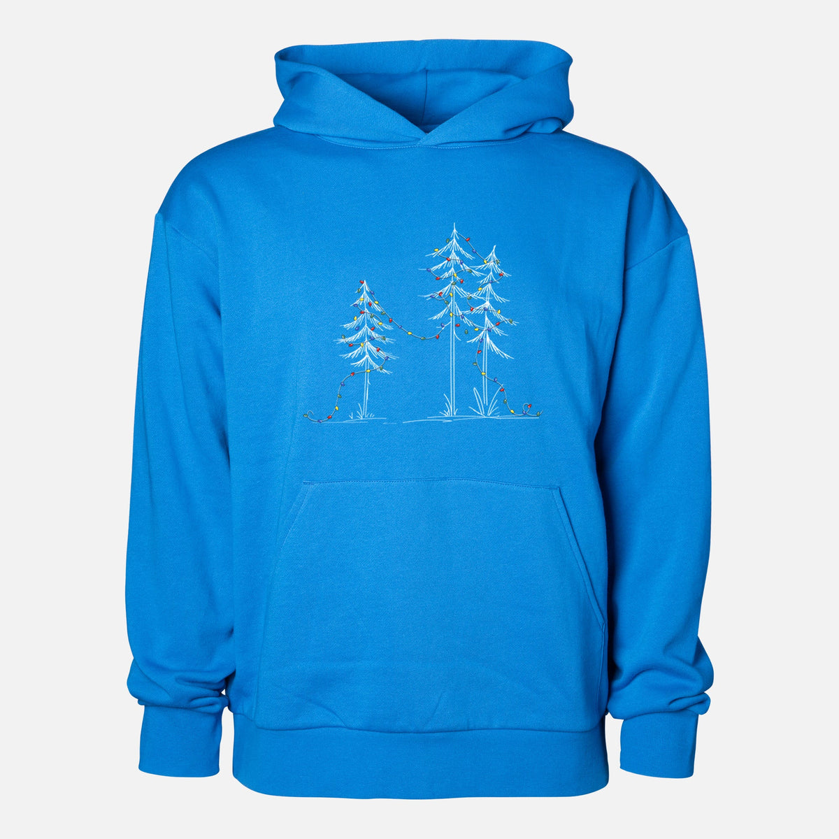 Christmas Deck the Pines  - Statement Midweight Hoodie