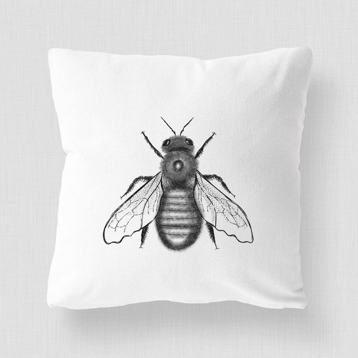 Xylocopa Virginica - Carpenter Bee - Throw Pillow Cover
