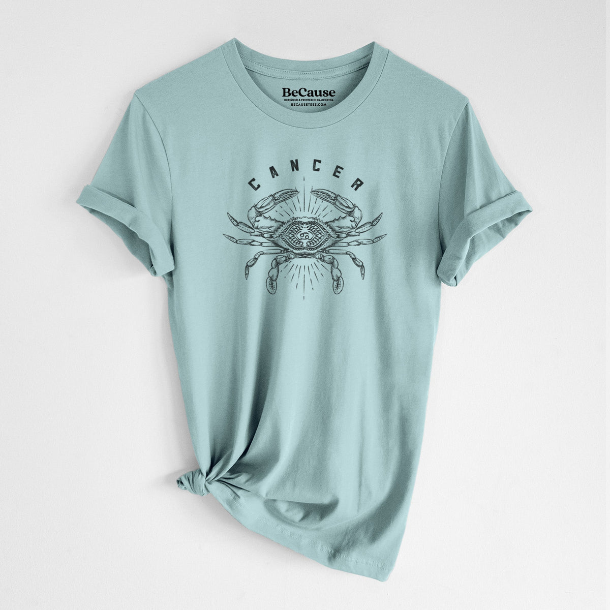 Cancer - Crab - Lightweight 100% Cotton Unisex Crewneck