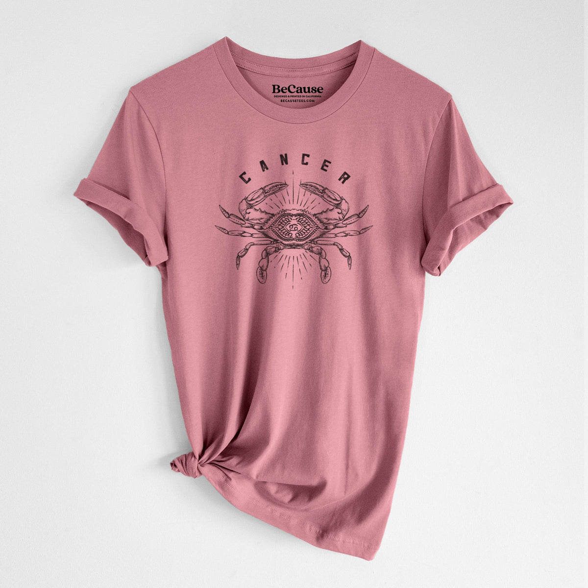 Cancer - Crab - Lightweight 100% Cotton Unisex Crewneck