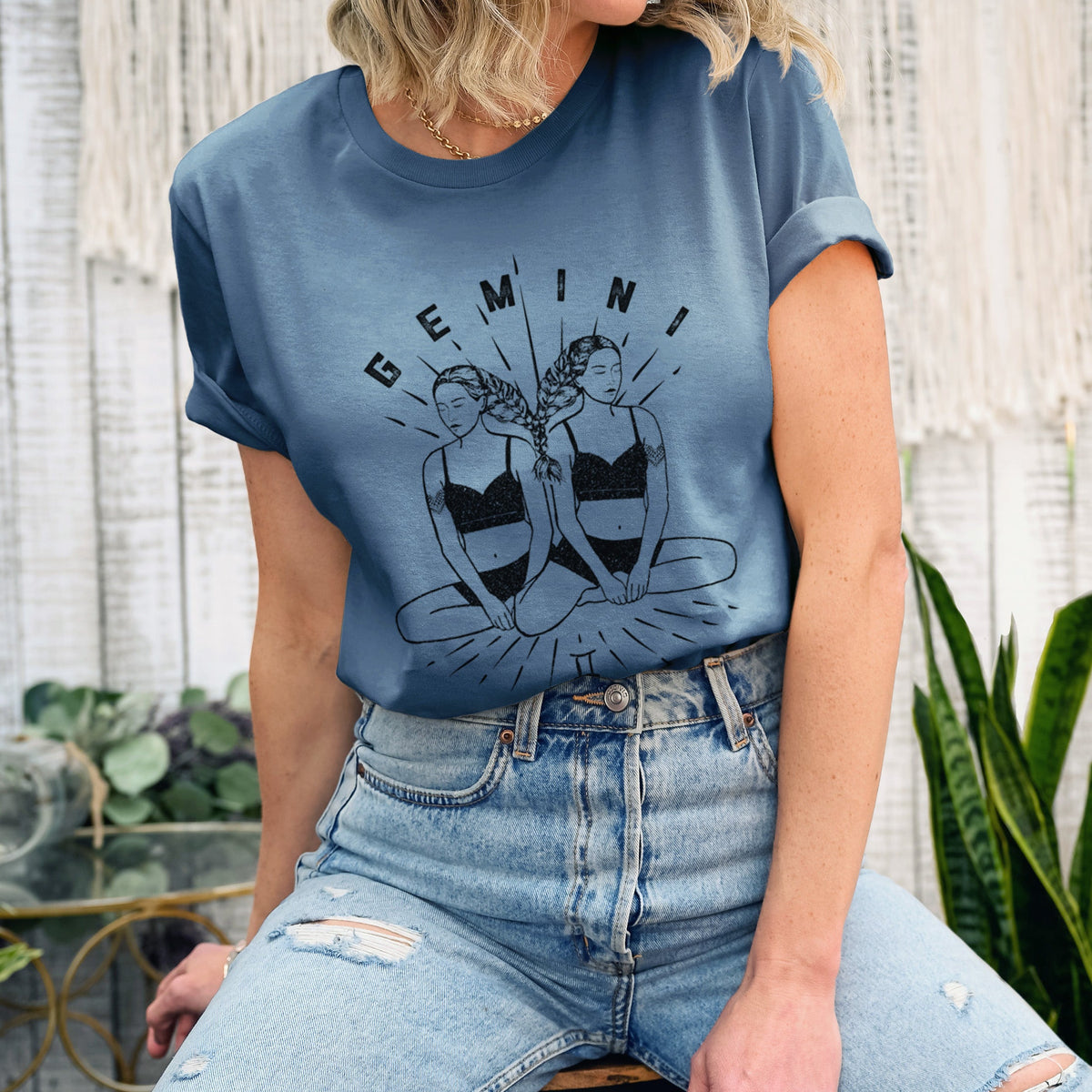 Gemini - Twins - Lightweight 100% Cotton Unisex Crewneck