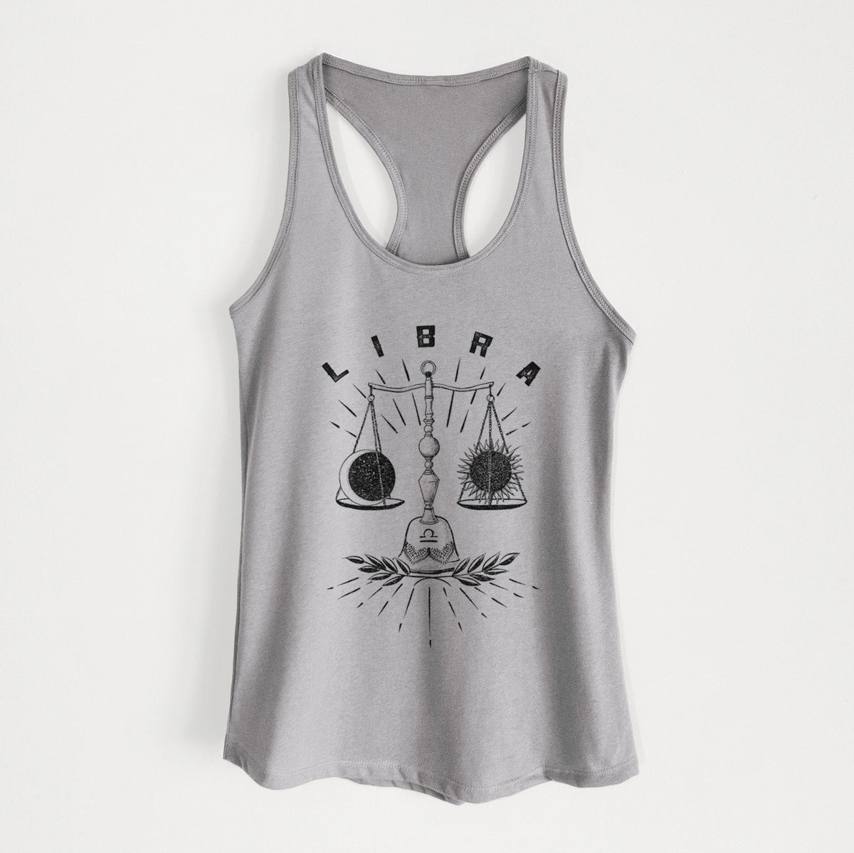 Libra - Balanced Scales - Women's Racerback Tanktop