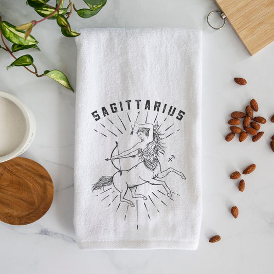 Sagittarius - Archer's Spirit Premium Decorative Hand Towel
