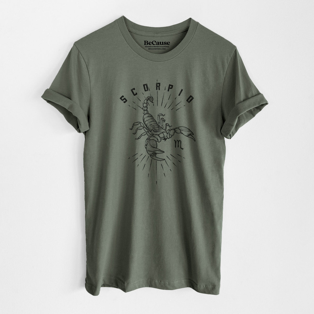 Scorpio - Scorpion - Lightweight 100% Cotton Unisex Crewneck