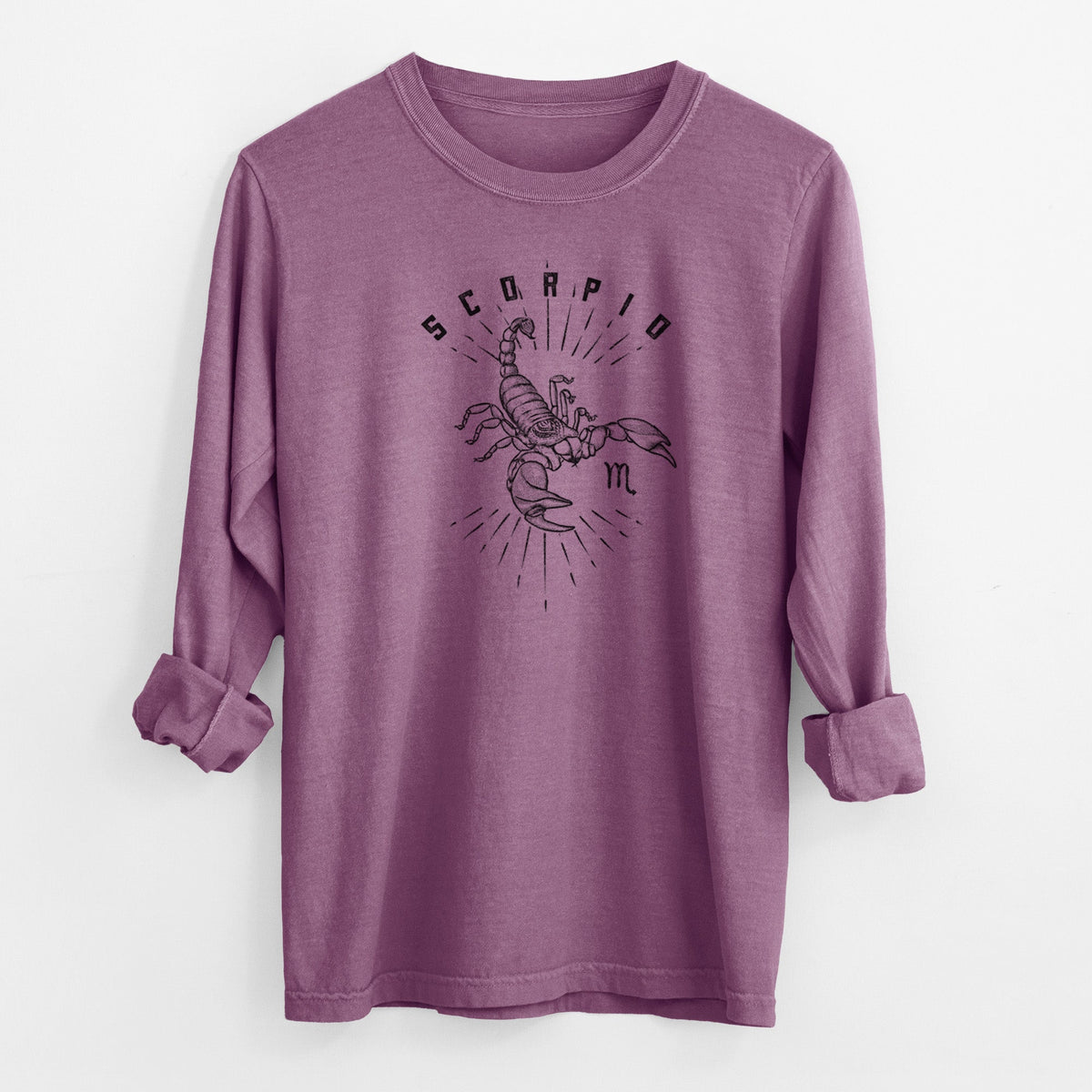 Scorpio - Scorpion - Men's Heavyweight 100% Cotton Long Sleeve