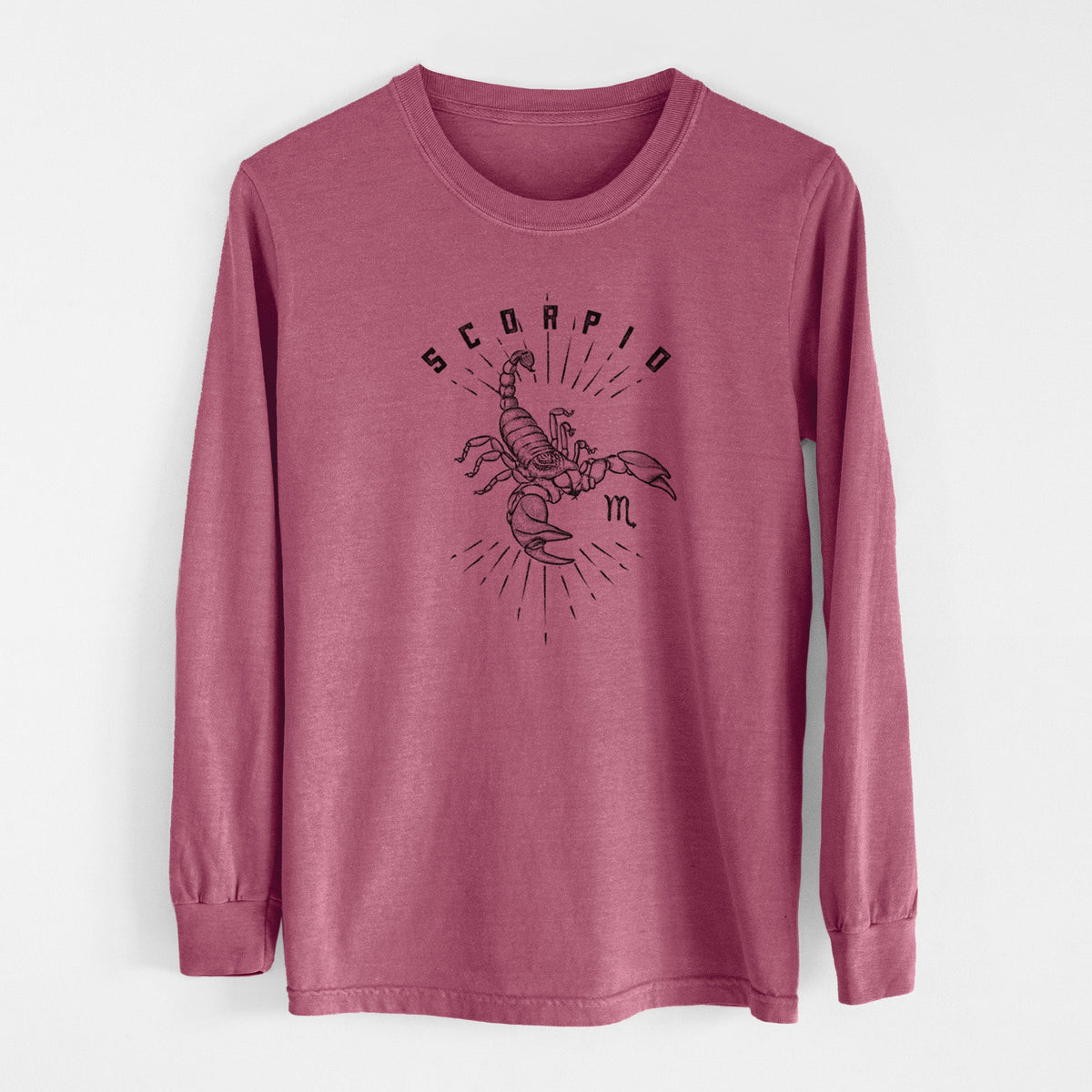 Scorpio - Scorpion - Men's Heavyweight 100% Cotton Long Sleeve
