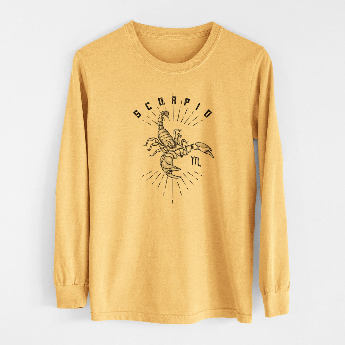 Scorpio - Scorpion - Men's Heavyweight 100% Cotton Long Sleeve