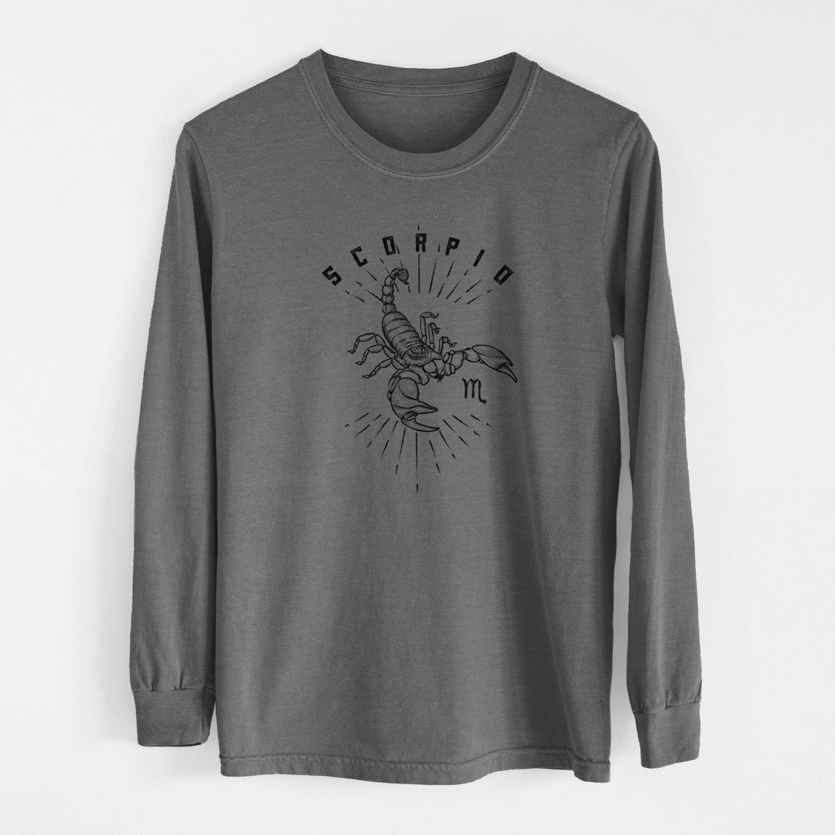 Scorpio - Scorpion - Men's Heavyweight 100% Cotton Long Sleeve