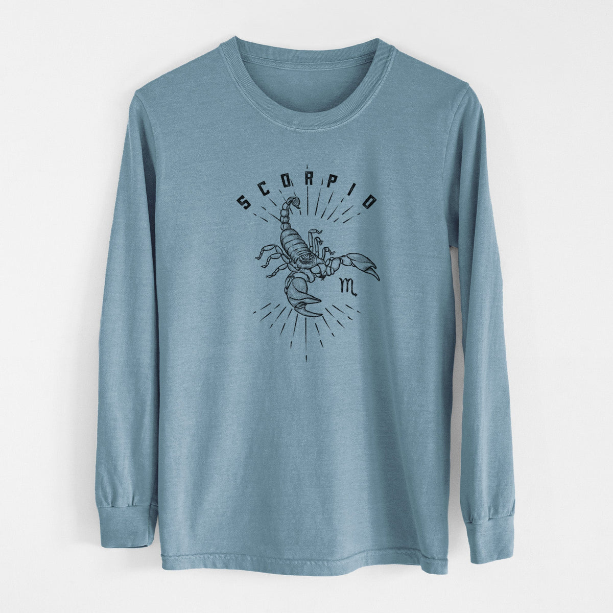 Scorpio - Scorpion - Men's Heavyweight 100% Cotton Long Sleeve