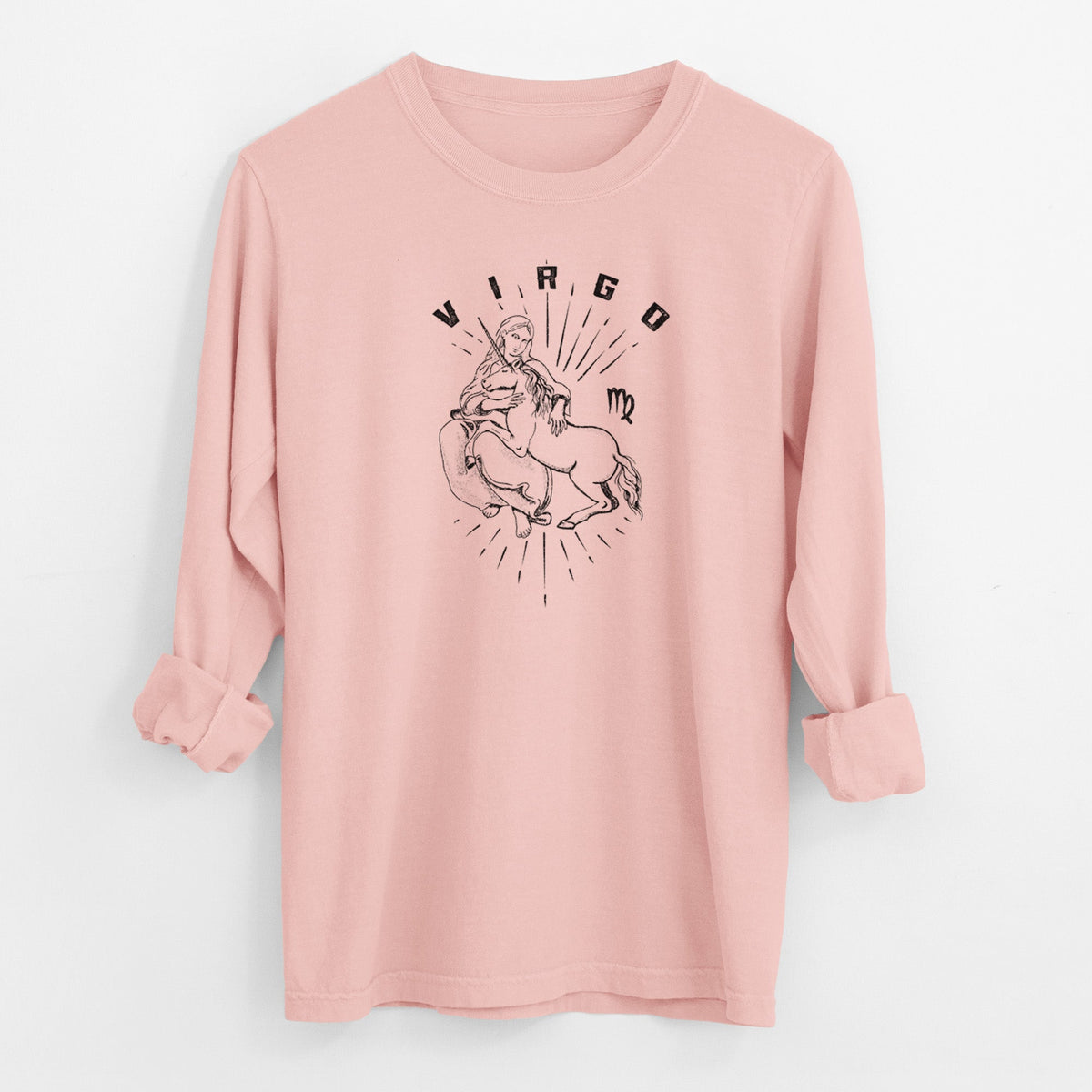 Virgo - Maiden - Men's Heavyweight 100% Cotton Long Sleeve